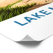 Poster Lake Michigan United States Travel Print (Coin)