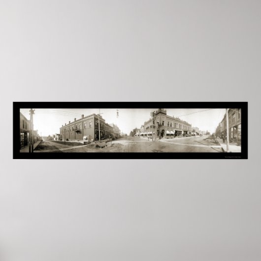 Poster Lake Mills, IA Photo 1908 (Devant)