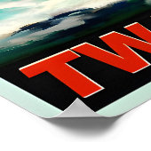 Poster Lake of the Ozarks Missouri TWA Trans World (Coin)