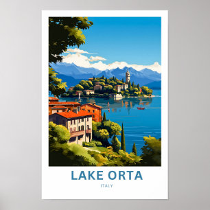 Poster Lake Orta Italie Imprimer Voyage