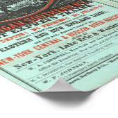 Poster Lake Shore et Michigan So Railway (Coin)