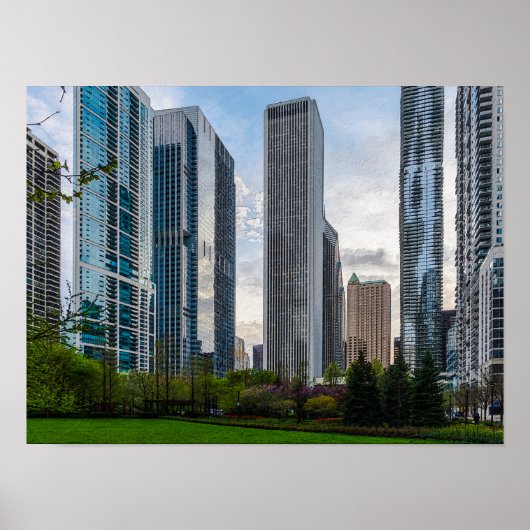 Poster Lake Shore Park (Devant)
