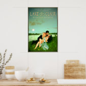 Poster LAKE St Clair Moonlight Memories Travel Pin U (Cuisine)