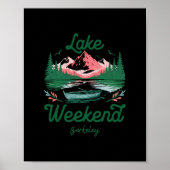 Poster Lake Weekend Vacation Trip Berkeley California  (Devant)