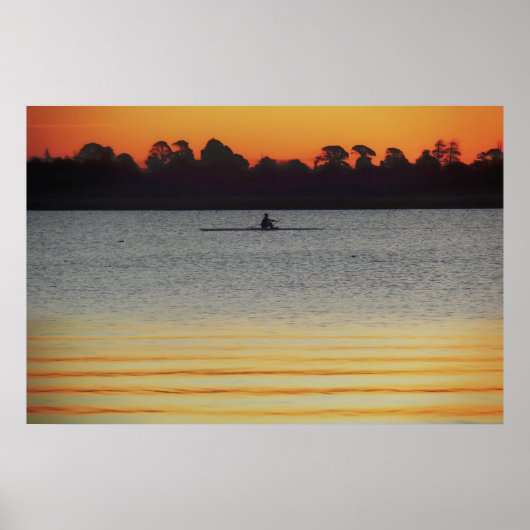 Poster Lake Wendouree Calm Before Nightfall (Devant)