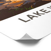 Poster Lake Winnipeg Canada - Imprimer (Coin)