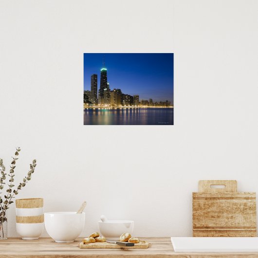 Poster Lakefront de Chicago (Cuisine)