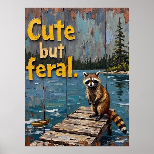 Poster Lakeside Bandit : Le point de vue d'un raton laveu (Devant)