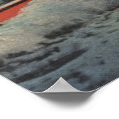 Poster Lakeside, Ohio - Lac Érié - Grande Lettre (Coin)