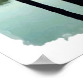 Poster Lakeview Abstrait (Coin)