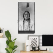 Poster Lakota American Indian Chief Sitting Bull (Bureau à domicile)