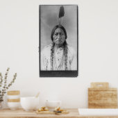 Poster Lakota American Indian Chief Sitting Bull (Cuisine)