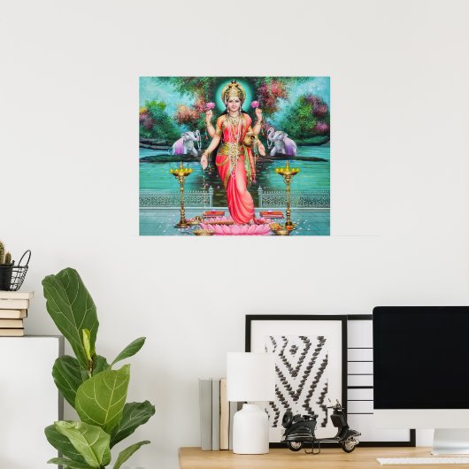 Poster Lakshmi par Sapar Brothers (Bureau à domicile)
