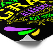 Poster L'Alabyma Mardi Gras Mobile 2025 (Coin)