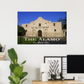 Poster L'Alamo, San Antonio Texas (Bureau à domicile)