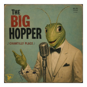 Poster L'album de The Big Hopper : une parodie