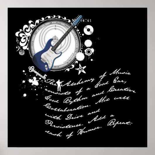 Poster L'alchimie de la musique (Devant)