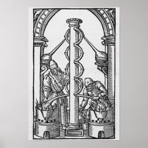 Poster L'alchimiste au travail