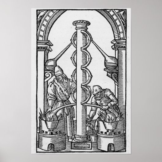 Poster L'alchimiste au travail (Devant)