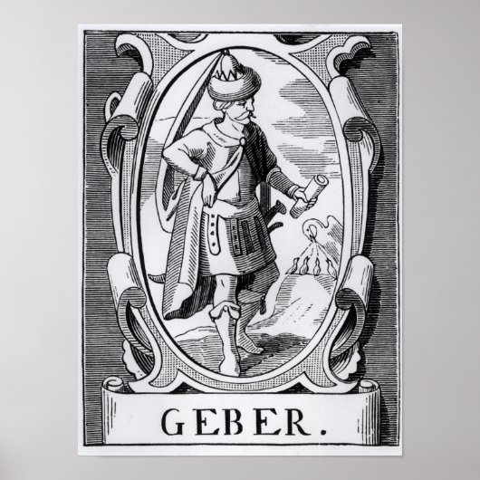 Poster L'alchimiste Geber (Devant)
