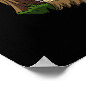 Poster L'Alien de l'espace Bigfoot Mystery Théorie du com (Coin)