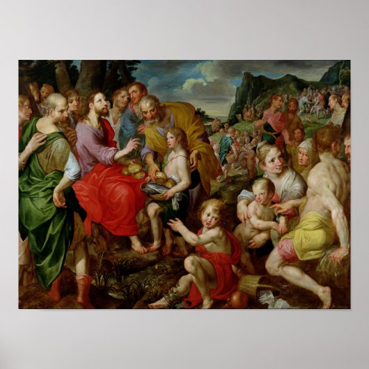 Poster L'alimentation des cinq mille (Devant)