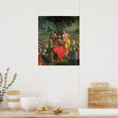 Poster L'alimentation des cinq mille, c.1590 (Cuisine)