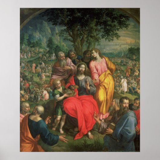 Poster L'alimentation des cinq mille, c.1590 (Devant)