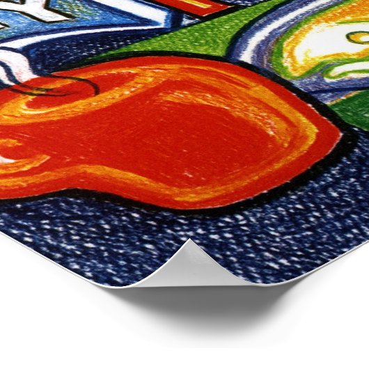 Poster l'allée avec ferry (Coin)