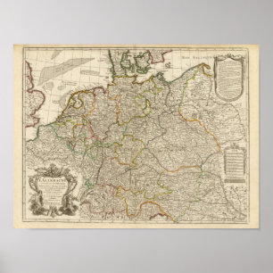 Poster L'Allemagne, Autriche, l'Europe