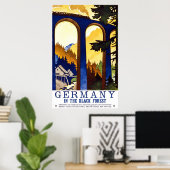 Poster L'Allemagne Dans La Forêt-Noire (Bureau à domicile)