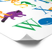Poster L'alphabet animal (Coin)