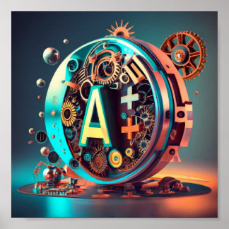 Poster L'alphabet du monde