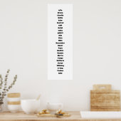 Poster L'alphabet phonétique (Cuisine)