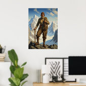 Poster L'ALPINISTE (L'alpiniste) (Bureau à domicile)