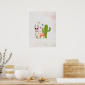 Poster Lama cool en Lunettes de soleil en forme de coeur (Cuisine)