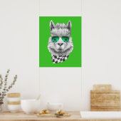 Poster lama de Californie (Cuisine)