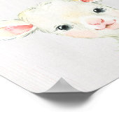 Poster Lamb Farm Nursery Art Imprimer (Coin)