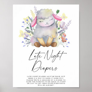 Poster Lamb - Late nuit couches jeu