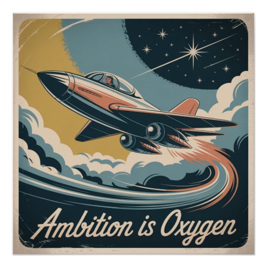 Poster L'ambition est de l'oxygène (Devant)