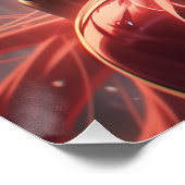 Poster Lame de Kitsune | Japonais Fox Samurai (Coin)