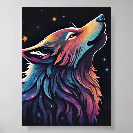 Poster L'âme du loup arc-en-ciel : un conte cosmique (Devant)