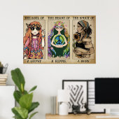 Poster L'Âme D'Un Tsigane Le Coeur D'Une Hippie (Bureau à domicile)