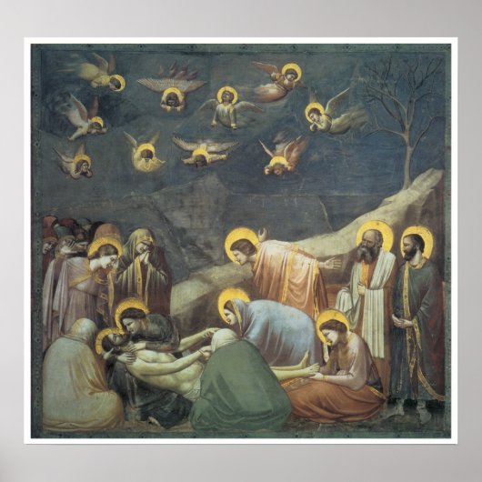 Poster Lamentation du Christ, c.1305 Giotto (Devant)