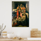 Poster Lamentation sur le Christ mort - Botticelli (Cuisine)