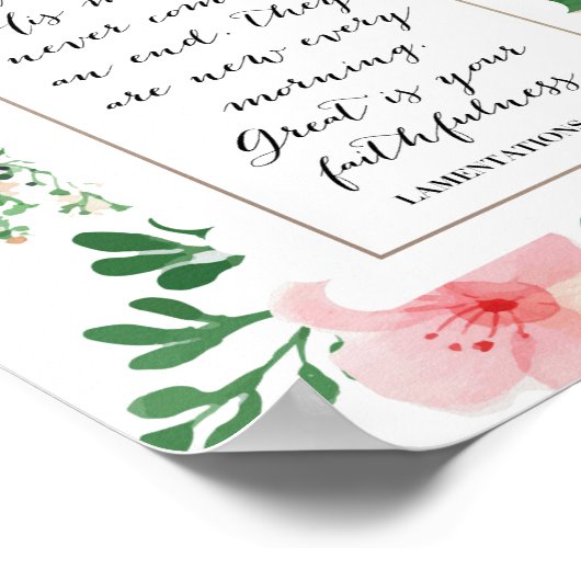 Poster Lamentations 3:22-23 (Coin)