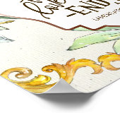 Poster Lamentations 3:22 Son Amour Fidèle Ne Finit Jamais (Coin)