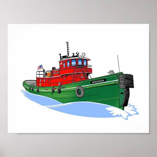 Poster L'Amérique branchée comme le Wisconsin (Devant)