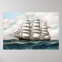 L'Amérique jeune à la mer Clipper Ship