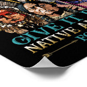 Poster L'Amérique L'Aime Ou La Rends Amérindiens 40 (Coin)